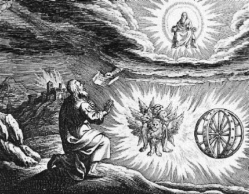 The Prophet Ezekiel's Vision, Including a "Wheel Within a Wheel"